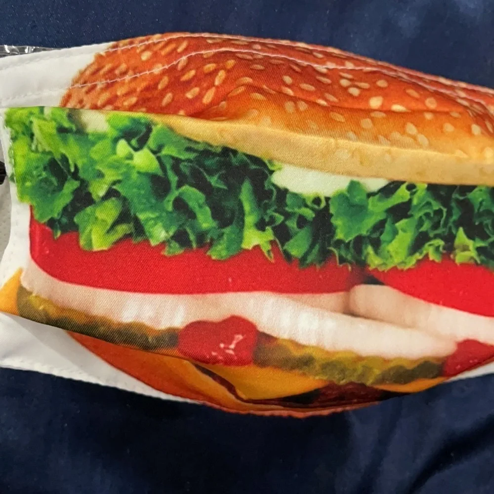 New hamburger face mask